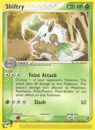 Image of Shiftry (22/100) [EX: Sandstorm]
