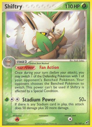 Image of Shiftry (25/107) (Stamped) [EX: Deoxys]