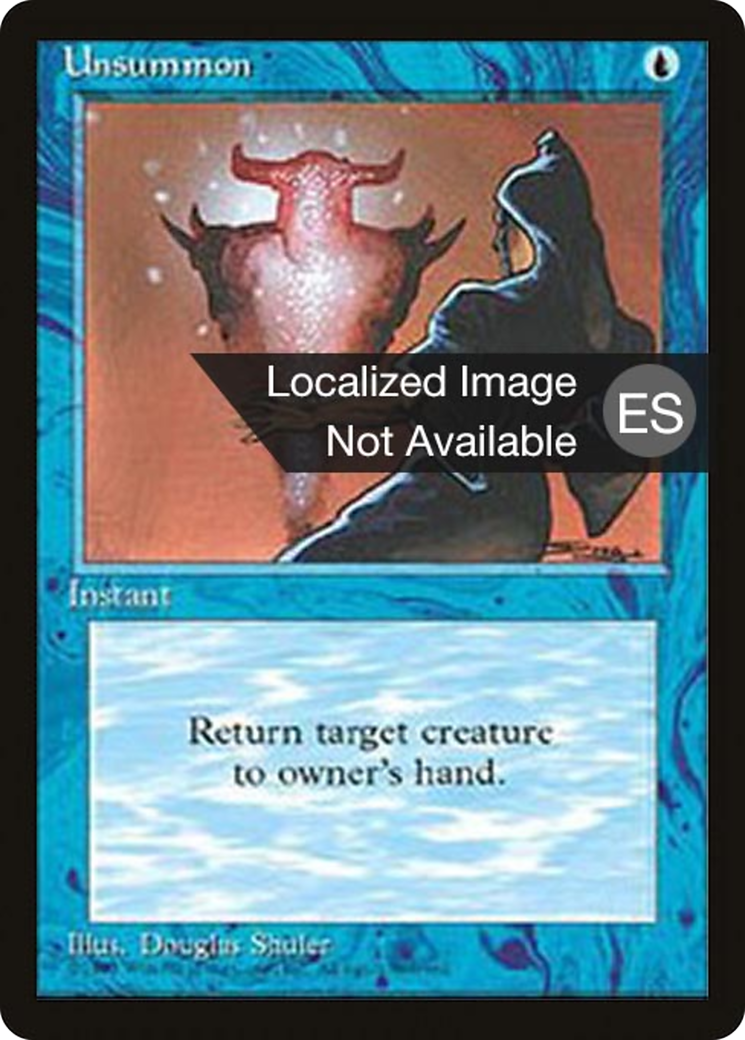 Image of Unsummon [Fourth Edition (Foreign Black Border)]