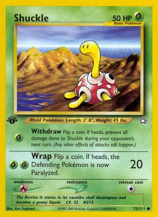 Image of Shuckle (72/111) [Neo Genesis 1st Edition]
