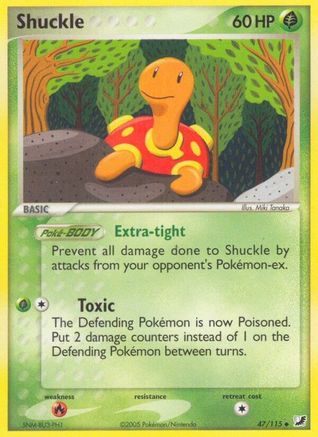 Image of Shuckle (47/115) (Stamped) [EX: Unseen Forces]