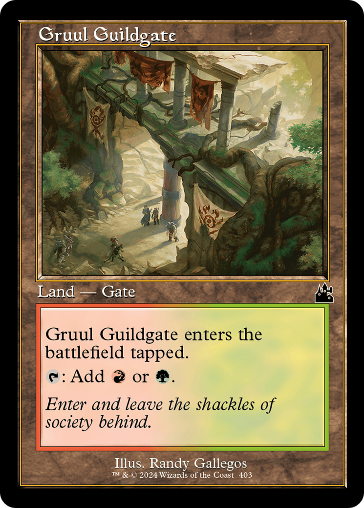 Image of Gruul Guildgate (Retro Frame) [Ravnica Remastered]