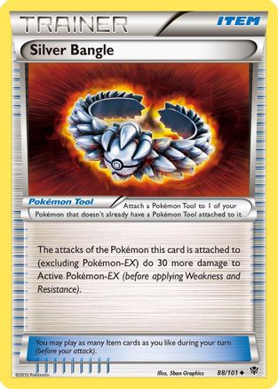 Image of Silver Bangle (88/101) [Black & White: Plasma Blast]