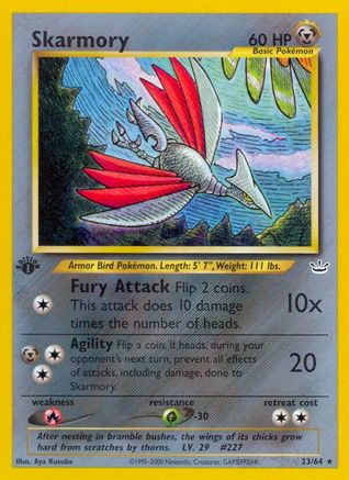 Image of Skarmory (23/64) [Neo Revelation 1st Edition]