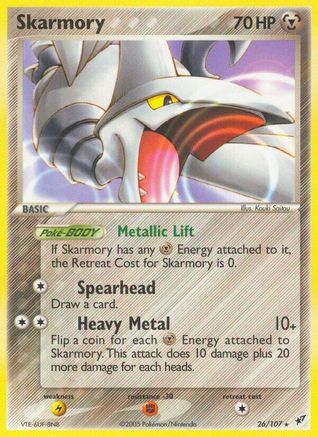 Image of Skarmory (26/107) (Stamped) [EX: Deoxys]