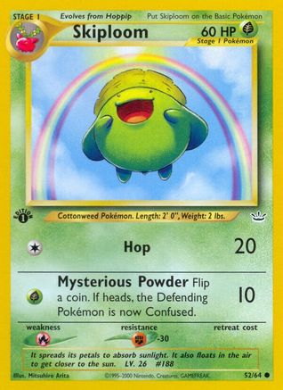 Image of Skiploom (52/64) [Neo Revelation 1st Edition]