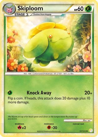 Image of Skiploom (51/123) [HeartGold & SoulSilver: Base Set]