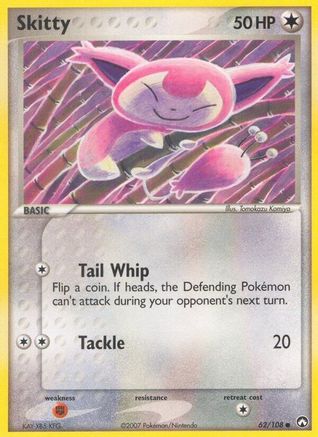 Image of Skitty (62/108) (Stamped) [EX: Power Keepers]
