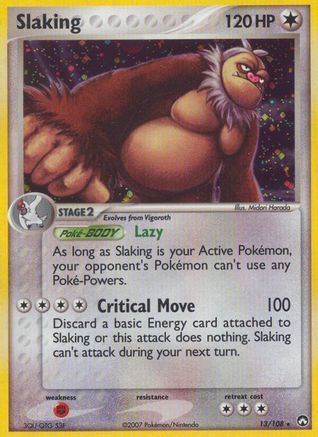 Image of Slaking (13/108) (Stamped) [EX: Power Keepers]