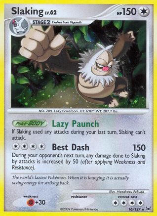 Image of Slaking (16/127) [Platinum: Base Set]