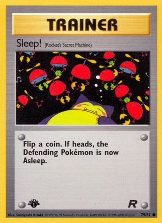 Image of Sleep! (79/82) [Team Rocket 1st Edition]