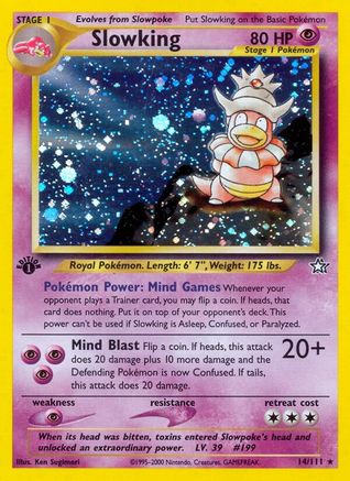 Image of Slowking (14/111) [Neo Genesis 1st Edition]