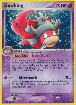 Image of Slowking (14/115) (Stamped) [EX: Unseen Forces]