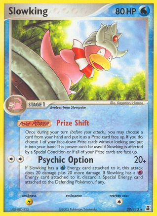 Image of Slowking (28/113) (Stamped) [EX: Delta Species]