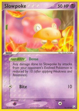 Image of Slowpoke (76/109) (Stamped) [EX: Team Rocket Returns]