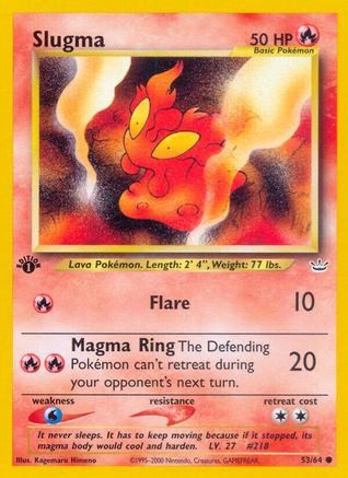 Image of Slugma (53/64) [Neo Revelation 1st Edition]
