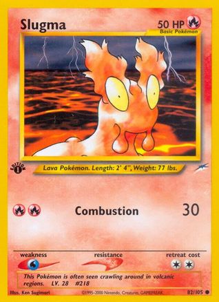 Image of Slugma (82/105) [Neo Destiny 1st Edition]