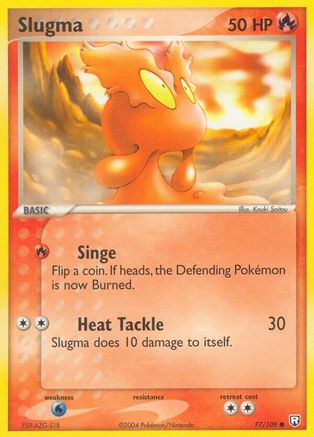 Image of Slugma (77/109) (Stamped) [EX: Team Rocket Returns]