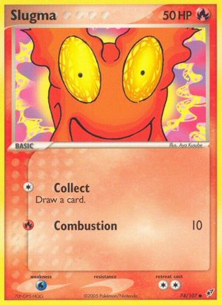 Image of Slugma (74/107) (Stamped) [EX: Deoxys]