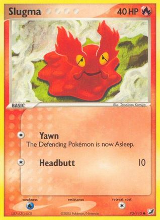 Image of Slugma (73/115) (Stamped) [EX: Unseen Forces]
