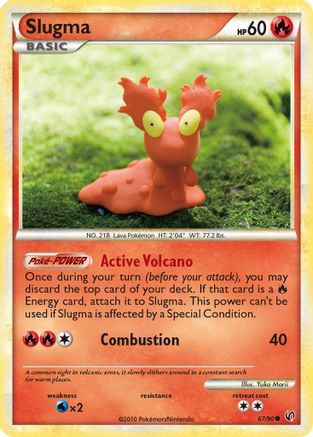 Image of Slugma (67/90) [HeartGold & SoulSilver: Undaunted]