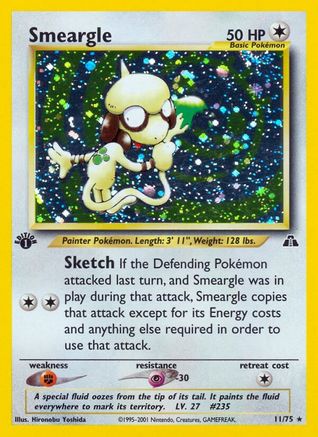 Image of Smeargle (11/75) [Neo Discovery 1st Edition]
