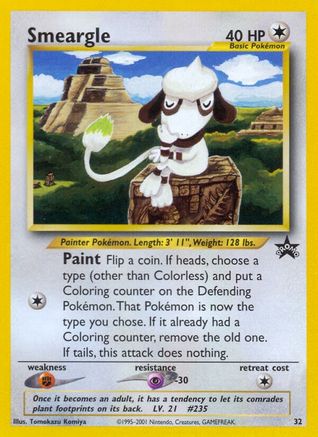 Image of Smeargle (32) [Wizards of the Coast: Black Star Promos]
