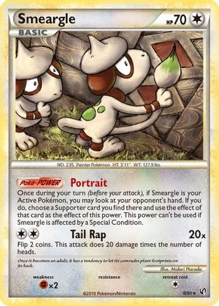 Image of Smeargle (8/90) [HeartGold & SoulSilver: Undaunted]