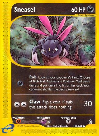 Image of Sneasel (110/147) [Aquapolis]