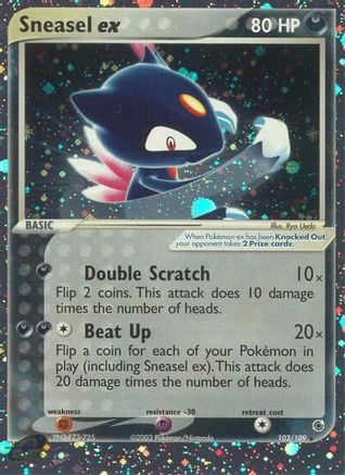 Image of Sneasel ex (103/109) [EX: Ruby & Sapphire]