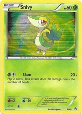 Image of Snivy (BW01) [Black & White: Black Star Promos]