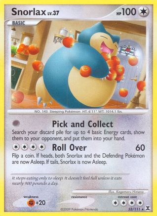 Image of Snorlax (33/111) [Platinum: Rising Rivals]