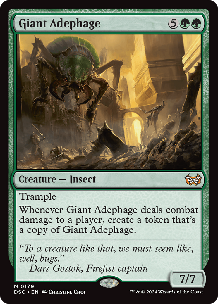 Image of Giant Adephage [Duskmourn: House of Horror Commander]