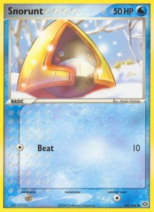 Image of Snorunt (64/106) (Stamped) [EX: Emerald]