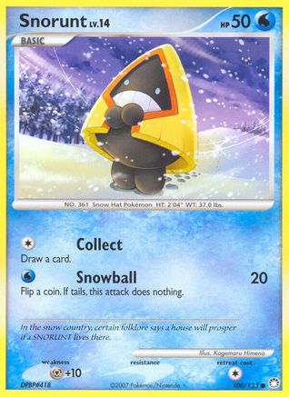 Image of Snorunt (100/123) [Diamond & Pearl: Mysterious Treasures]
