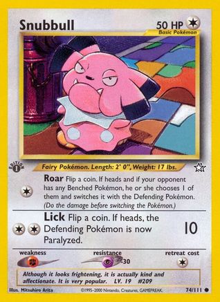 Image of Snubbull (74/111) [Neo Genesis 1st Edition]