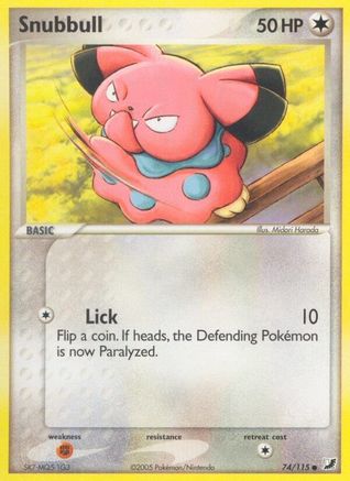 Image of Snubbull (74/115) (Stamped) [EX: Unseen Forces]
