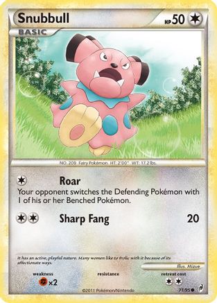 Image of Snubbull (71/95) [HeartGold & SoulSilver: Call of Legends]