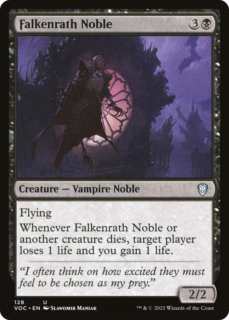 Image of Falkenrath Noble [Innistrad: Crimson Vow Commander]