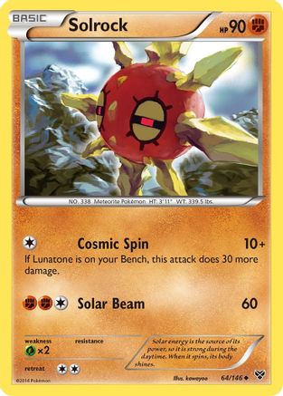 Image of Solrock (64/146) [XY: Base Set]