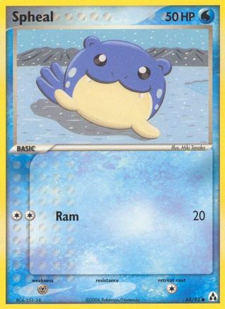 Image of Spheal (65/92) (Stamped) [EX: Legend Maker]