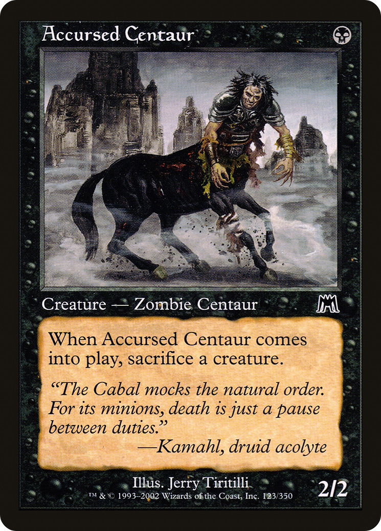 Image of Accursed Centaur [Onslaught]