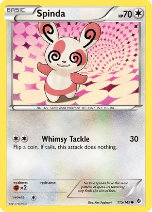 Image of Spinda (115/149) [Black & White: Boundaries Crossed]