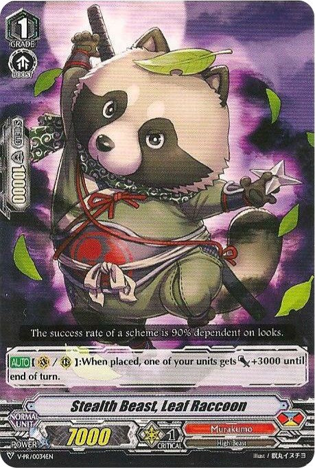Image of Stealth Beast, Leaf Raccoon (V-PR/0034EN) [V Promo Cards]