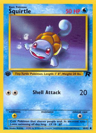Image of Squirtle (68/82) [Team Rocket 1st Edition]