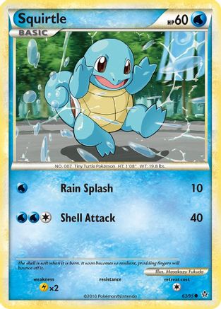 Image of Squirtle (63/95) [HeartGold & SoulSilver: Unleashed]