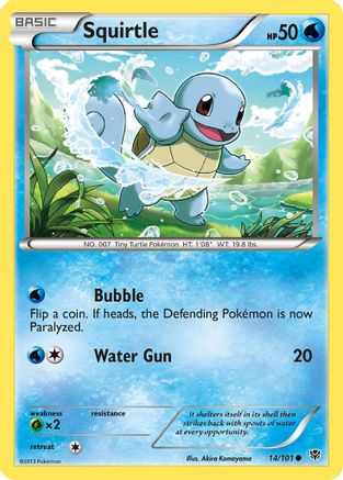 Image of Squirtle (14/101) [Black & White: Plasma Blast]