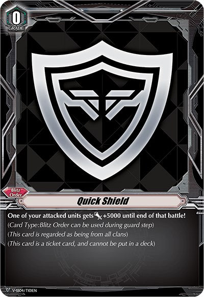 Image of Quick Shield (V-SS04/TI01EN) [Majesty Lord Blaster]