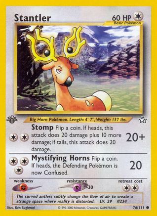 Image of Stantler (76/111) [Neo Genesis 1st Edition]