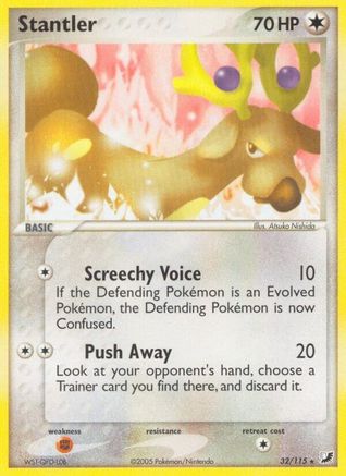 Image of Stantler (32/115) (Stamped) [EX: Unseen Forces]
